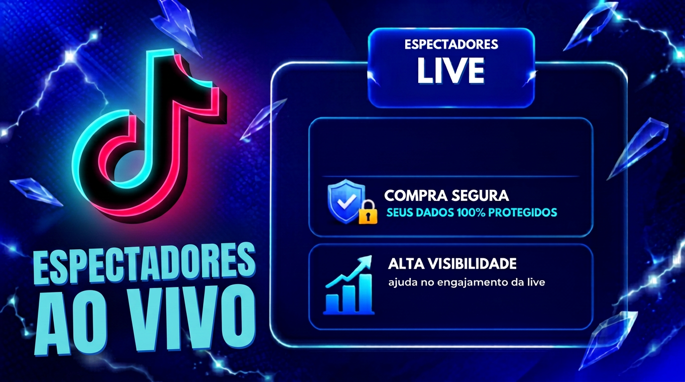 Pacote 50 Espectadores em Live — 1 hora — TikTok